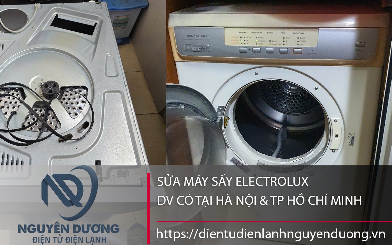 sửa chữa máy sấy electrolux
