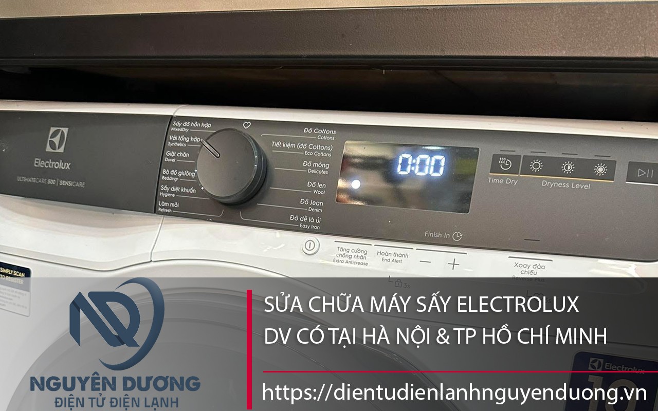 sửa chữa máy sấy electrolux tại nhà
