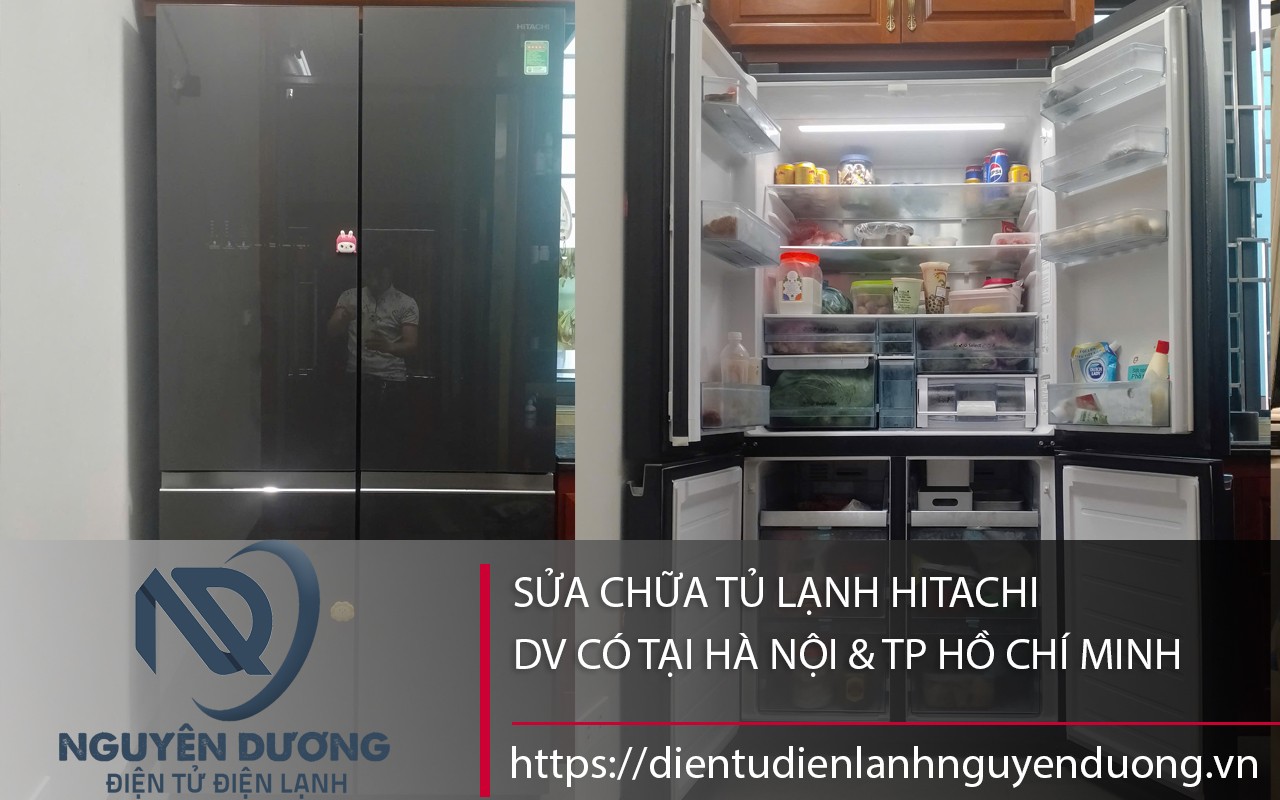 sửa chữa tủ lạnh hitachi chính hãng