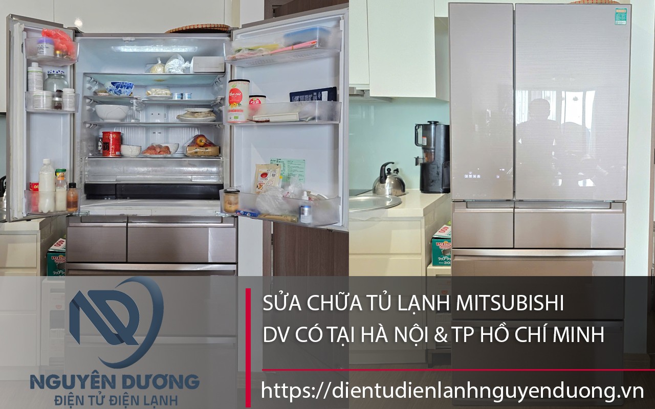 sửa chữa tủ lạnh mitsubishi