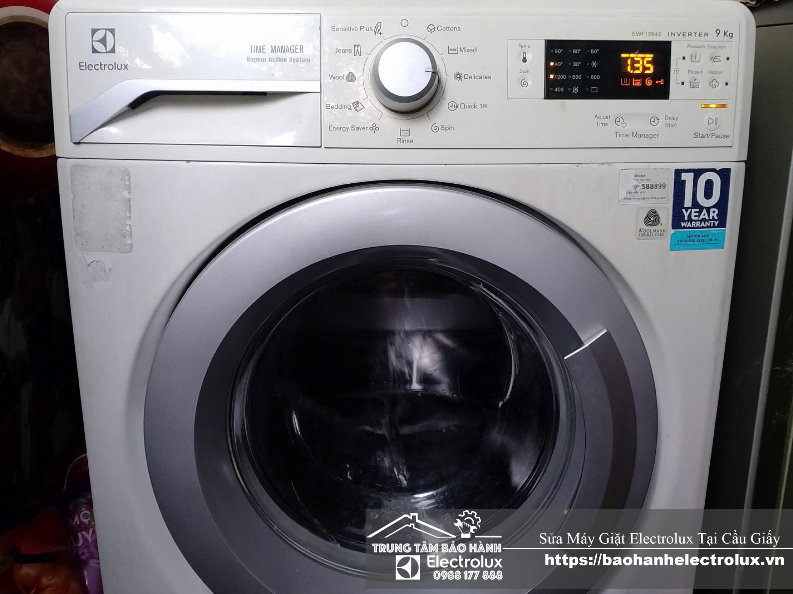 Sửa máy giặt Electrolux tại Cầu Giấy với dịch vụ chuyên nghiệp, giá tốt, Uy tín