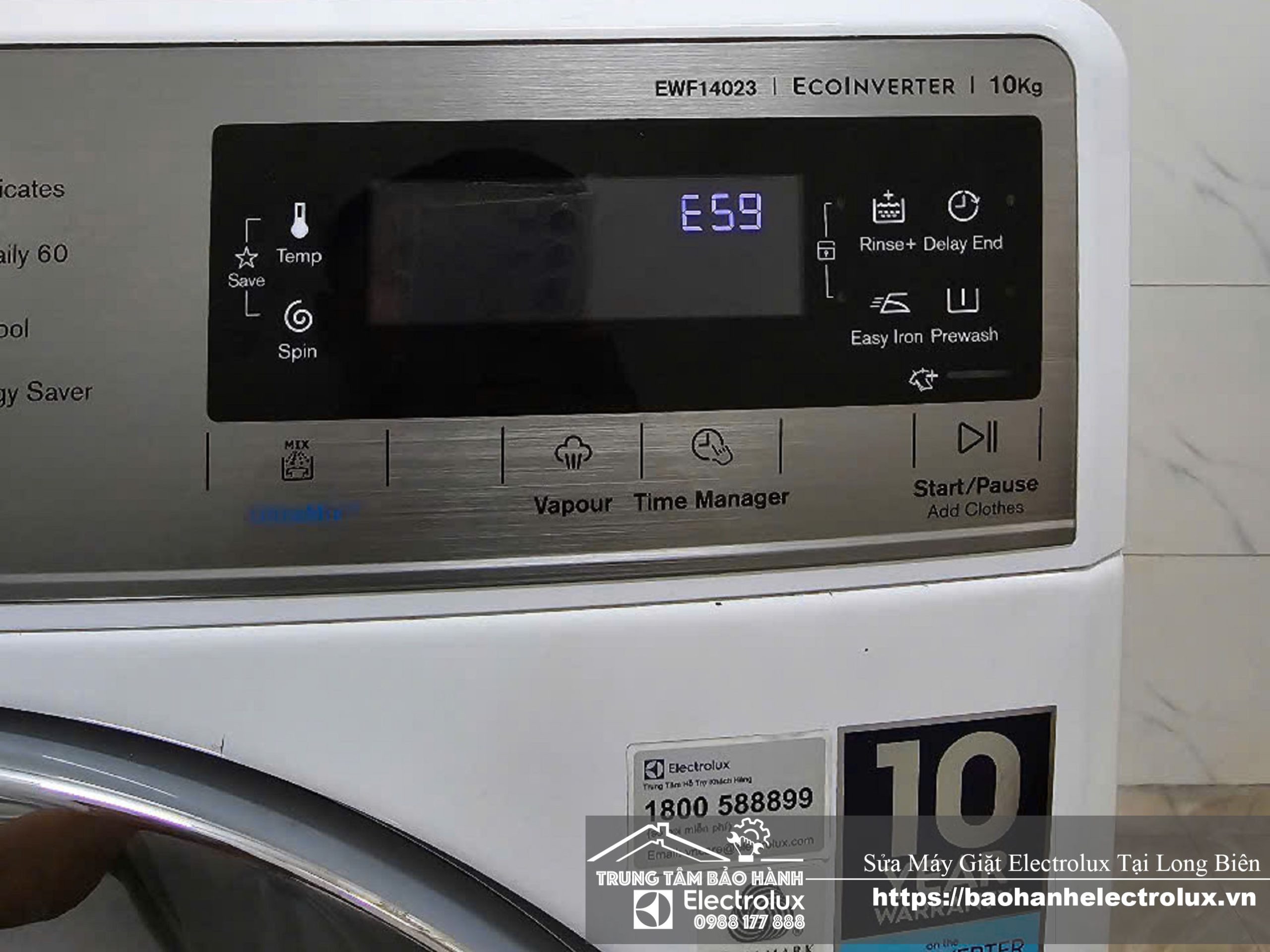 Sửa máy giặt Electrolux tại Long Biên