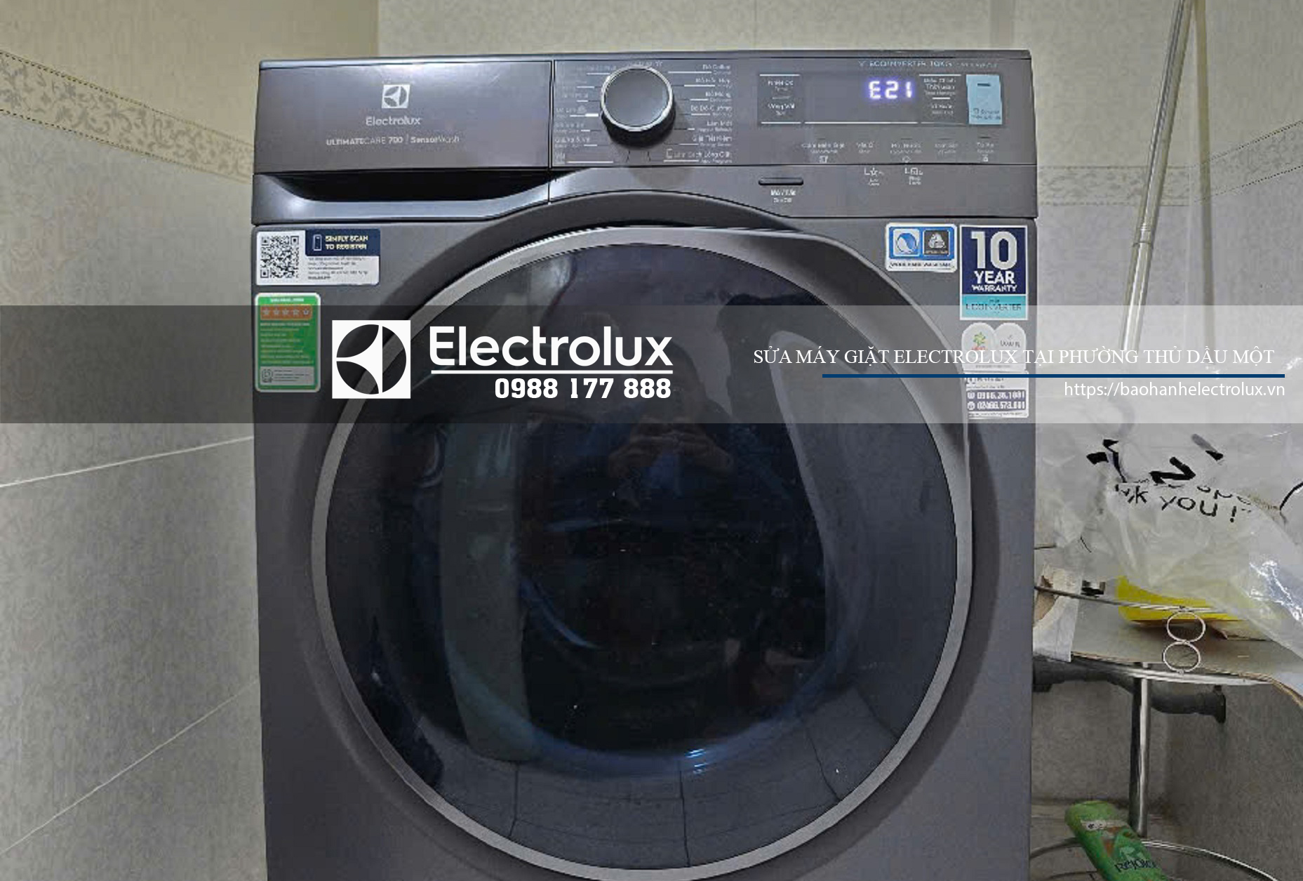 Sửa máy giặt Electrolux tại phường Thủ Dầu Một
