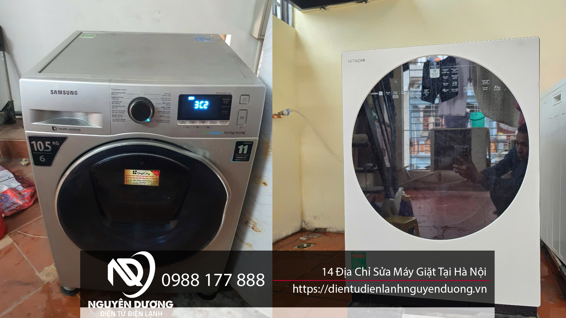 14 Địa chỉ sửa máy giặt uy tín tại Hà Nội
