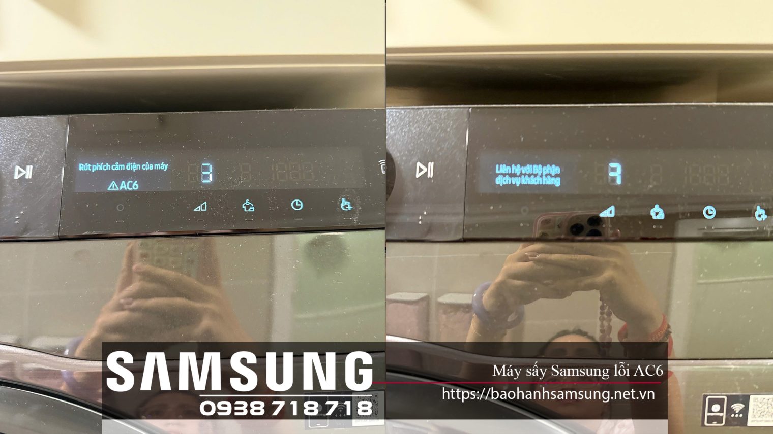AC6 Samsung washing machine error repair, troubleshooting guide for common issues, Samsung Vietnam warranty service, appliance repair, electronic device maintenance, customer support.
