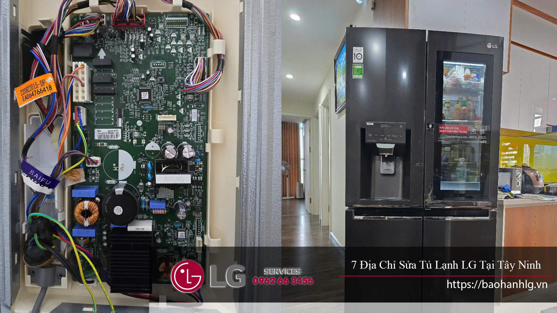 Dịch vụ sửa chữa tủ lạnh LG tại Tây Ninh