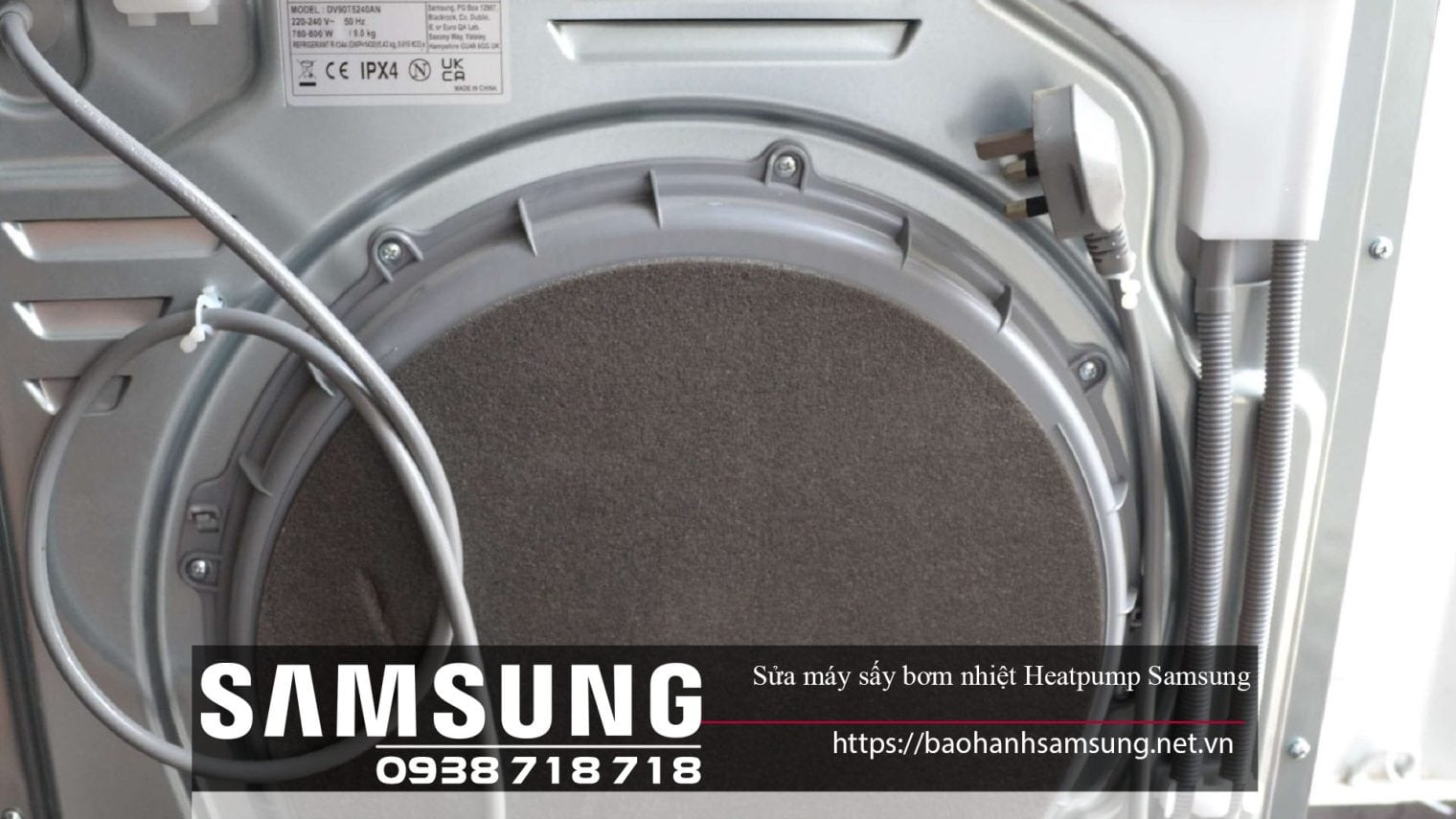 Sửa máy sấy bơm nhiệt Heatpump Samsung
