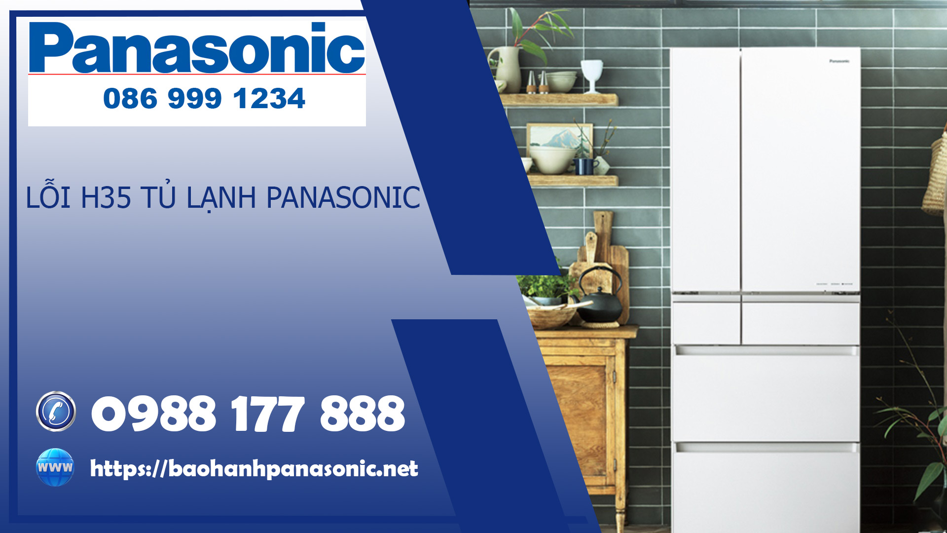 Lỗi H35 tủ lạnh Panasonic nội địa Nhật