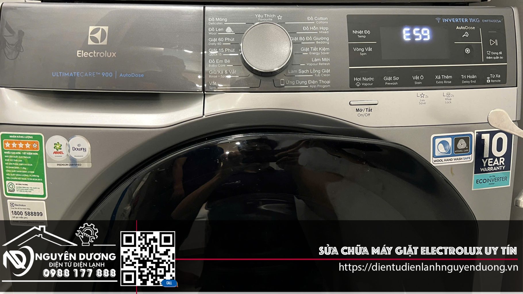 Sửa Chữa Máy Giặt Electrolux Uy Tín Tại Nhà