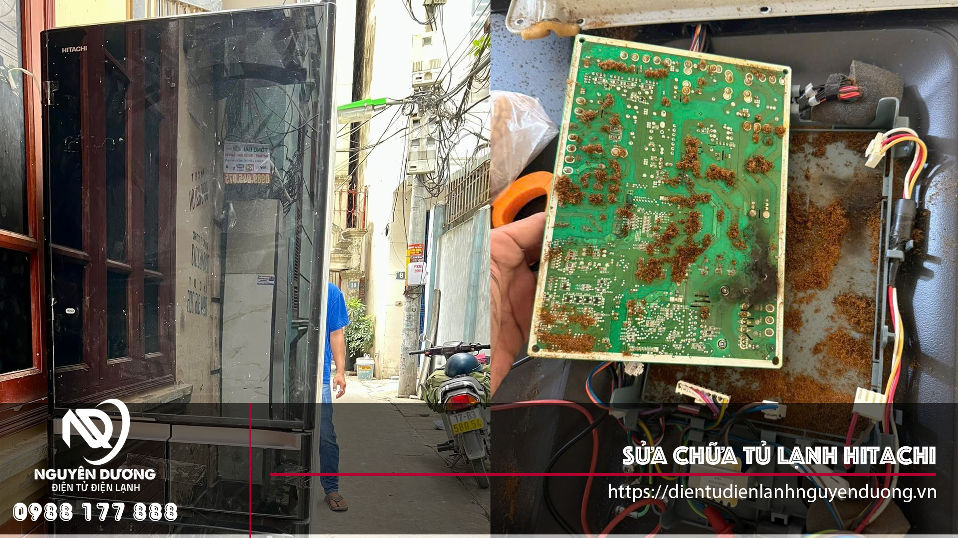 Sửa Chữa Tủ Lạnh Hitachi Nội Địa Nhật