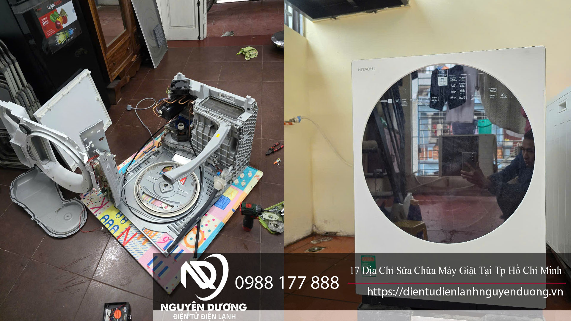 sửa chữa máy giặt tại Tp Hồ Chí Minh