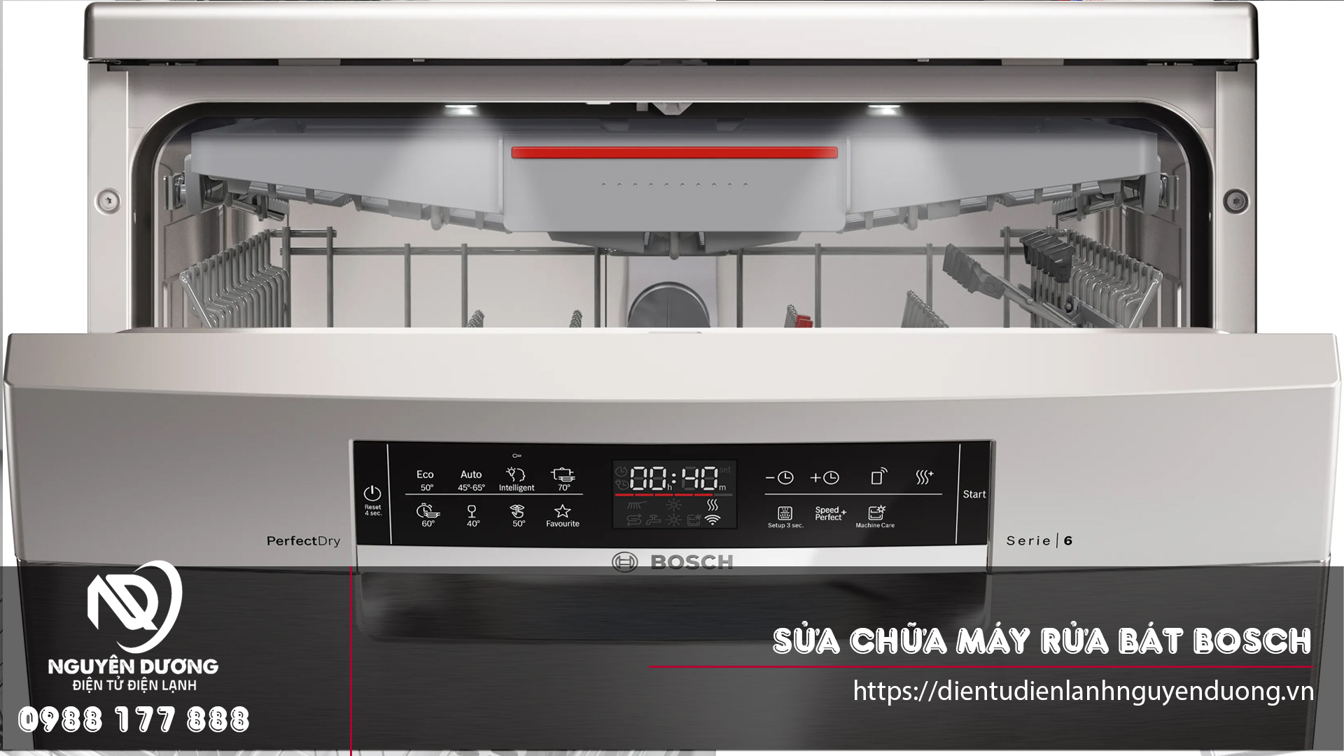Sửa chữa máy rửa chén bát ut tín tại nhà - Điện tử điện lạnh Nguyên Dương