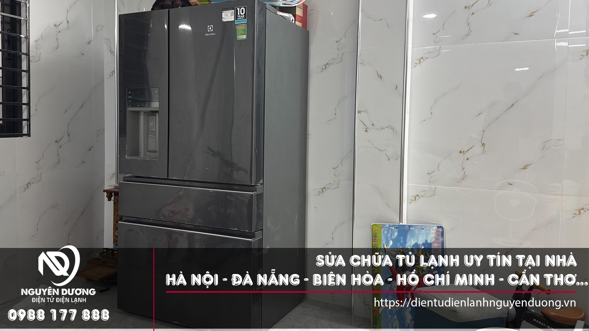 Sửa chữa tủ lạnh Electrolux tại Hà Nội, Đà Nẵng, Cần Thơ và TP Hồ Chí Minh, uy tín, chuyên nghiệp, bảo hành dài hạn