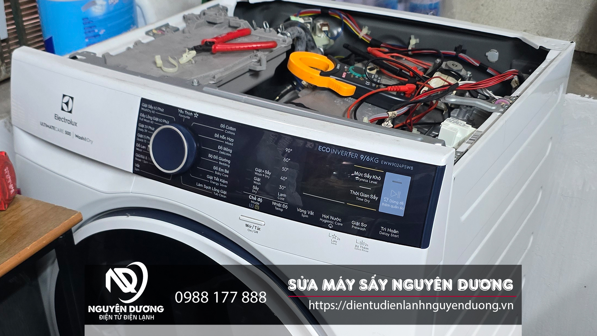 Sửa chữa máy sấy các hãng Electrolux - Bosch - LG - Samsung - Hafele tại nhà uy tín