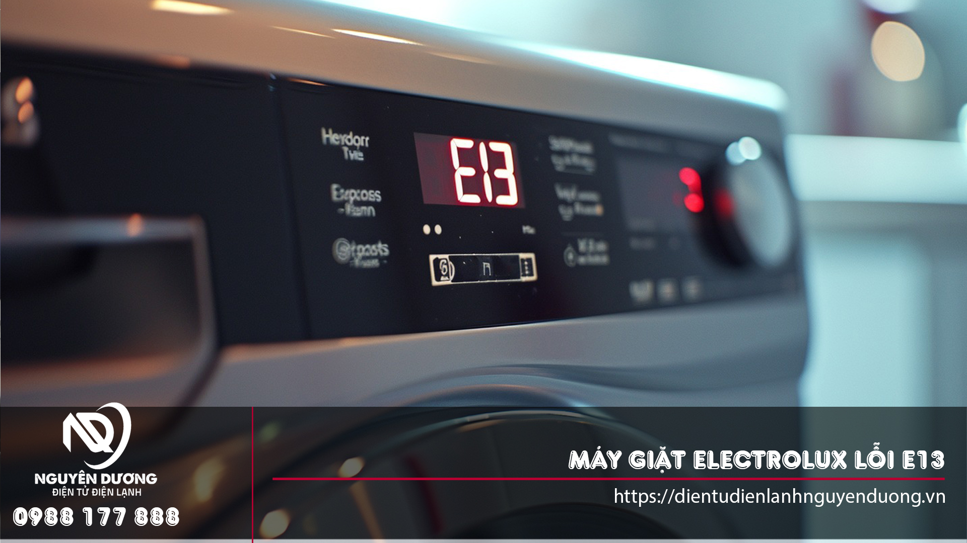 Sửa chữa máy giặt Electrolux lỗi E13