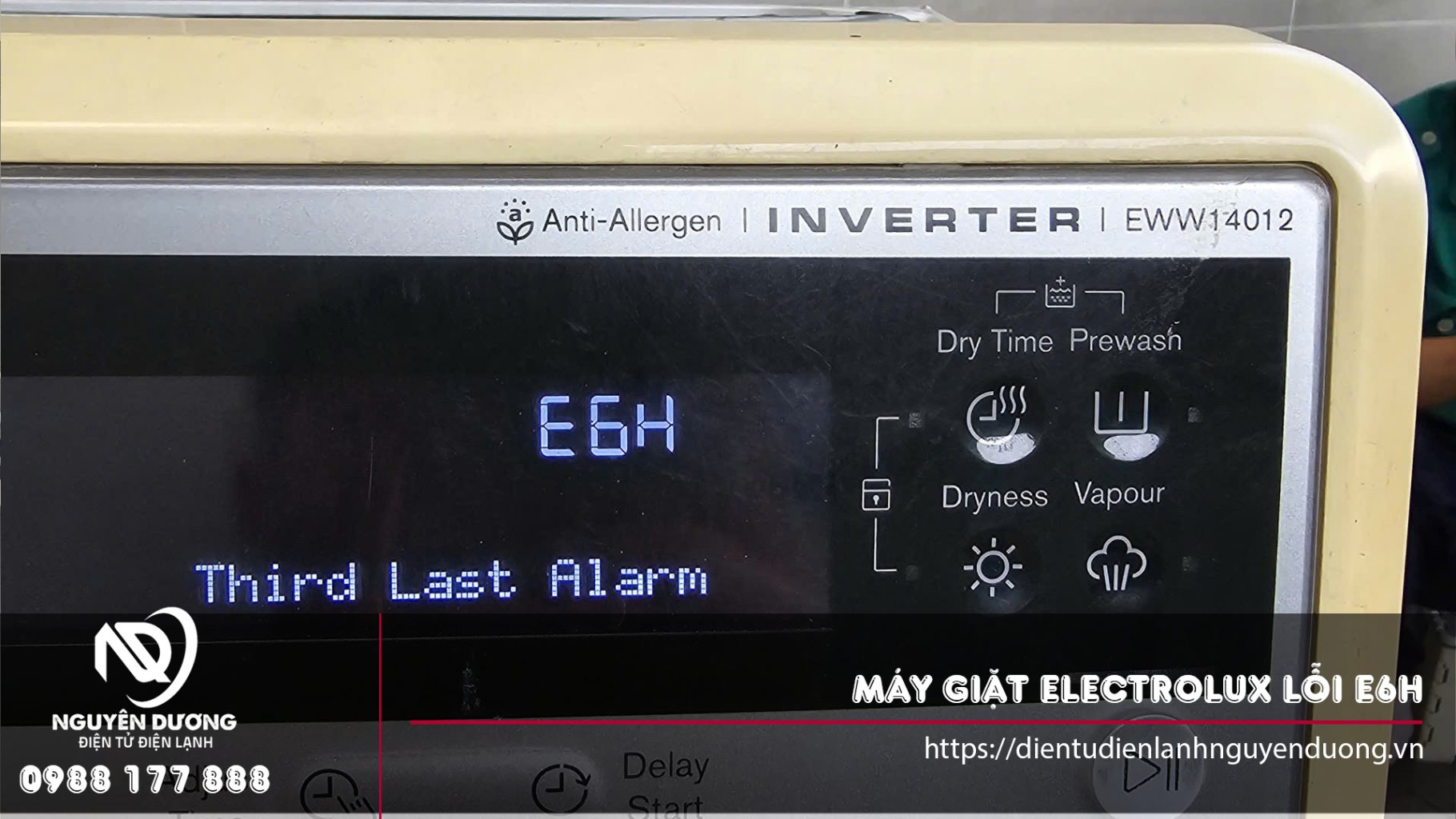Sửa chữa máy giặt Electrolux lỗi E5H