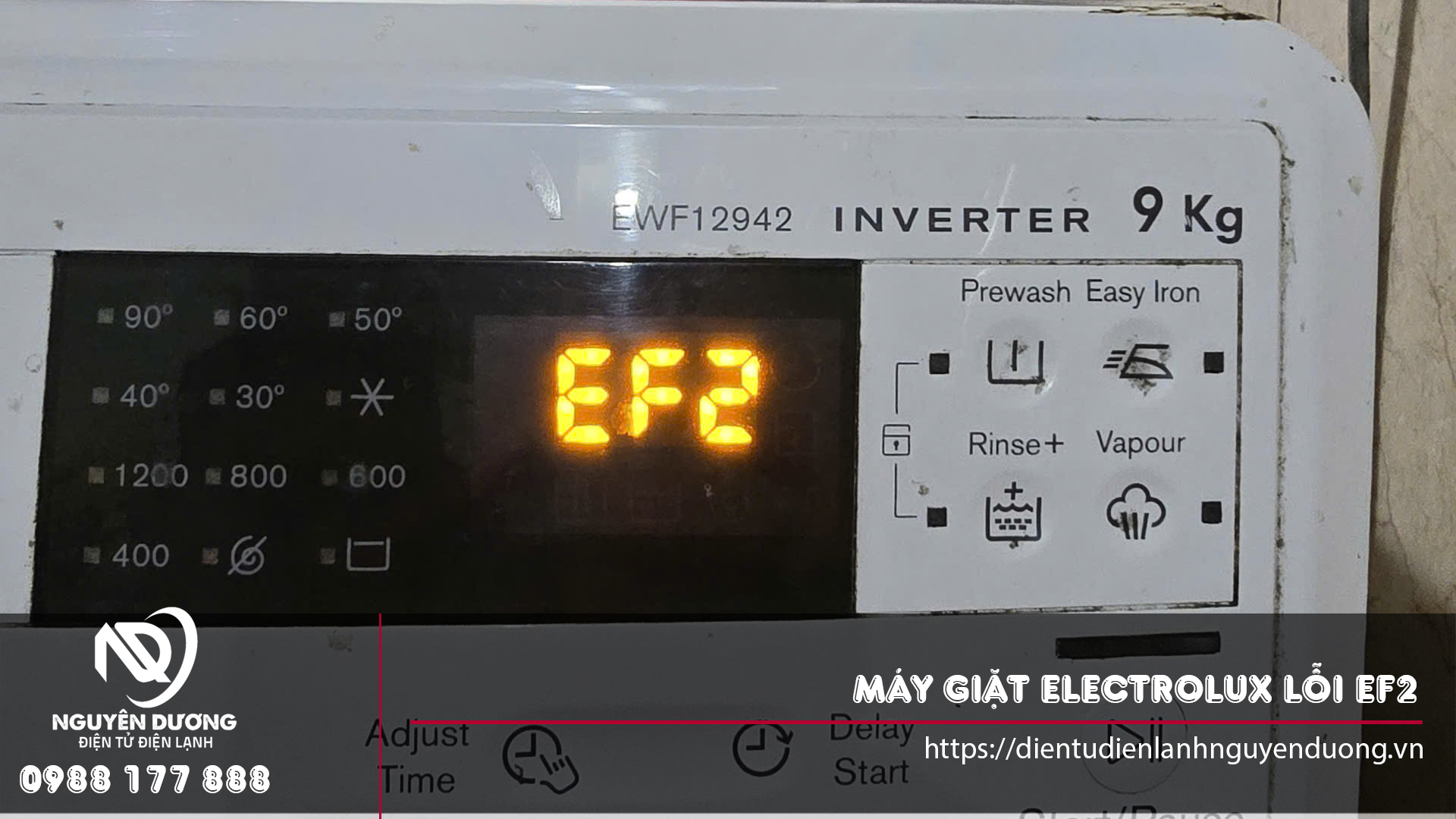 Sửa chữa máy giặt Electrolux lỗi EF2