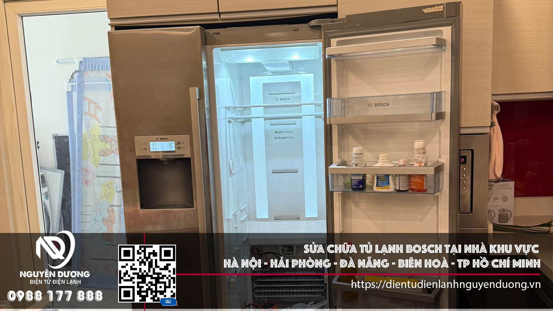 Sửa Chữa Tủ Lạnh Bosch Tại Nhà Khu Vực Hà Nội - Hải Phòng - Đà Nẵng - Biên Hoà - Tp Hồ Chí Minh