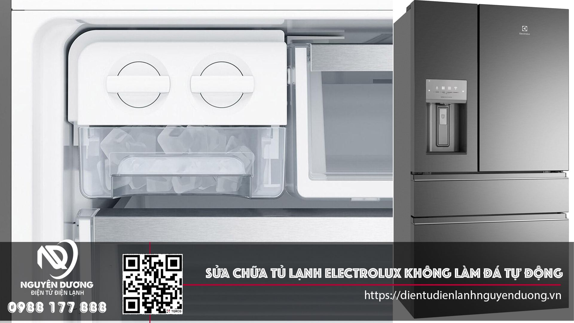 Sửa Chữa Tủ Lạnh Electrolux Không Làm Đá Rơi