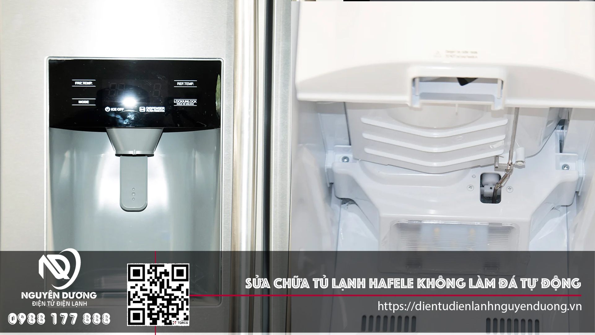 Sửa Chữa Tủ Lạnh Hafele Không Làm Đá Rơi