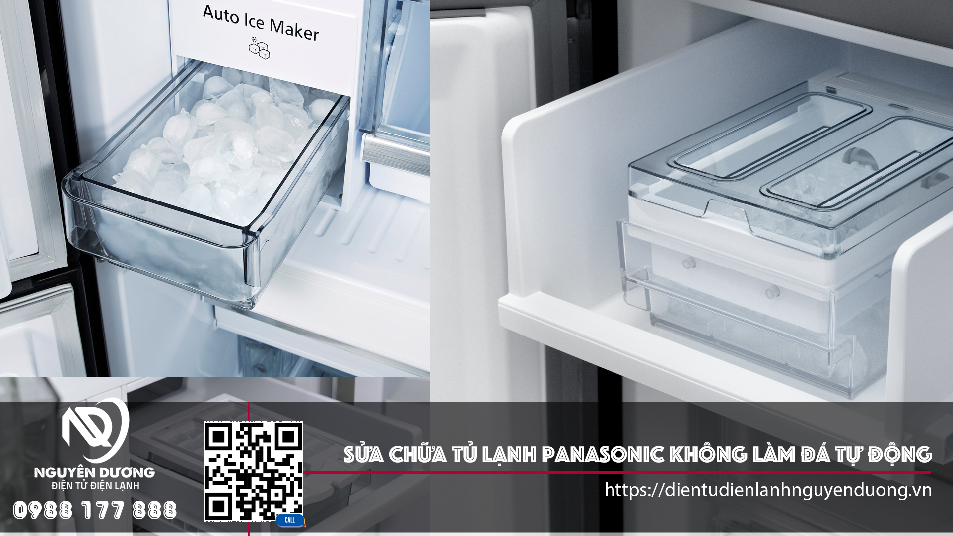 Sửa Chữa Tủ Lạnh Panasonic Không Làm Đá Rơi