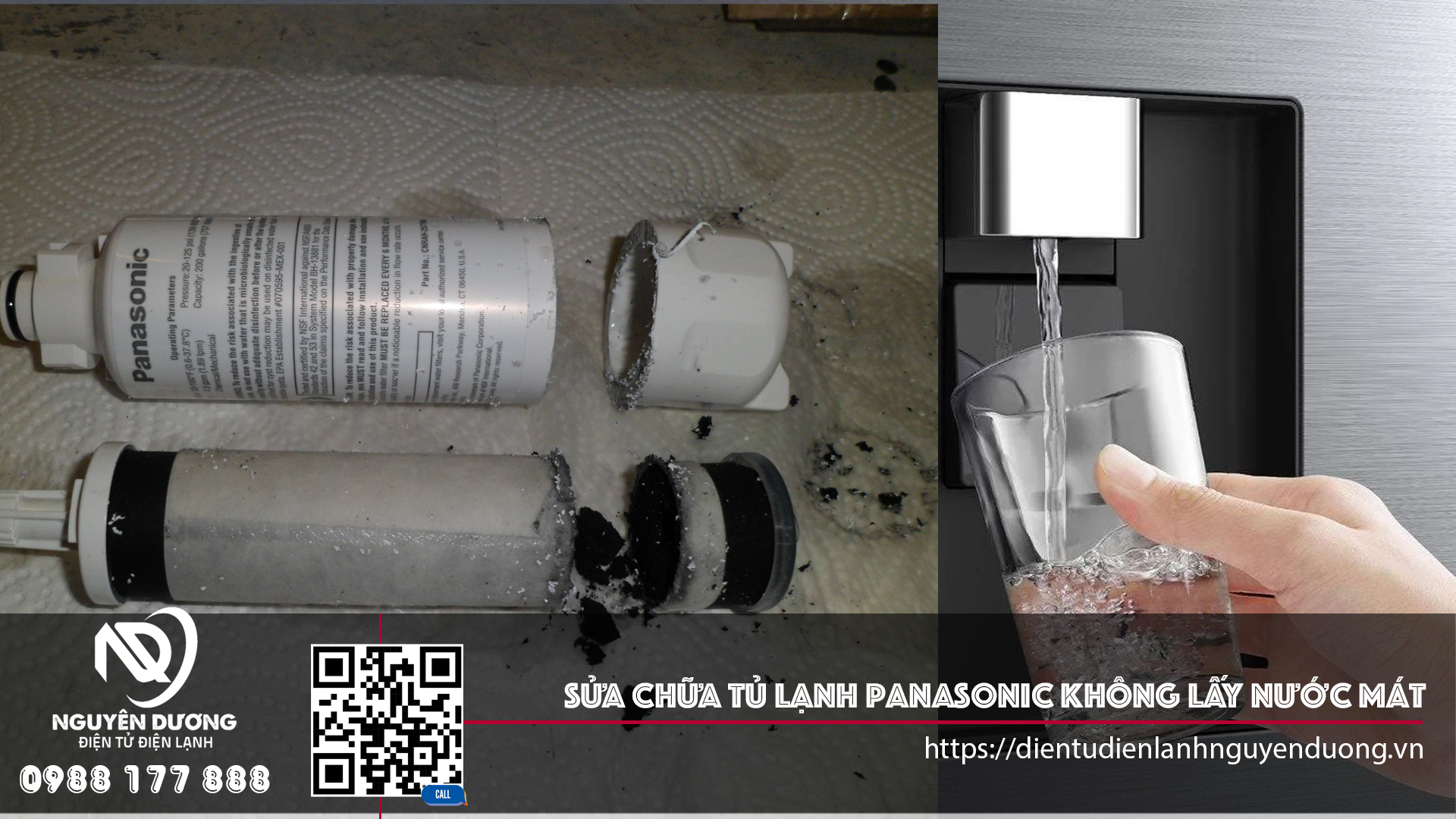 Sửa Chữa Tủ Lạnh Panasonic Không Lấy Nước Mát