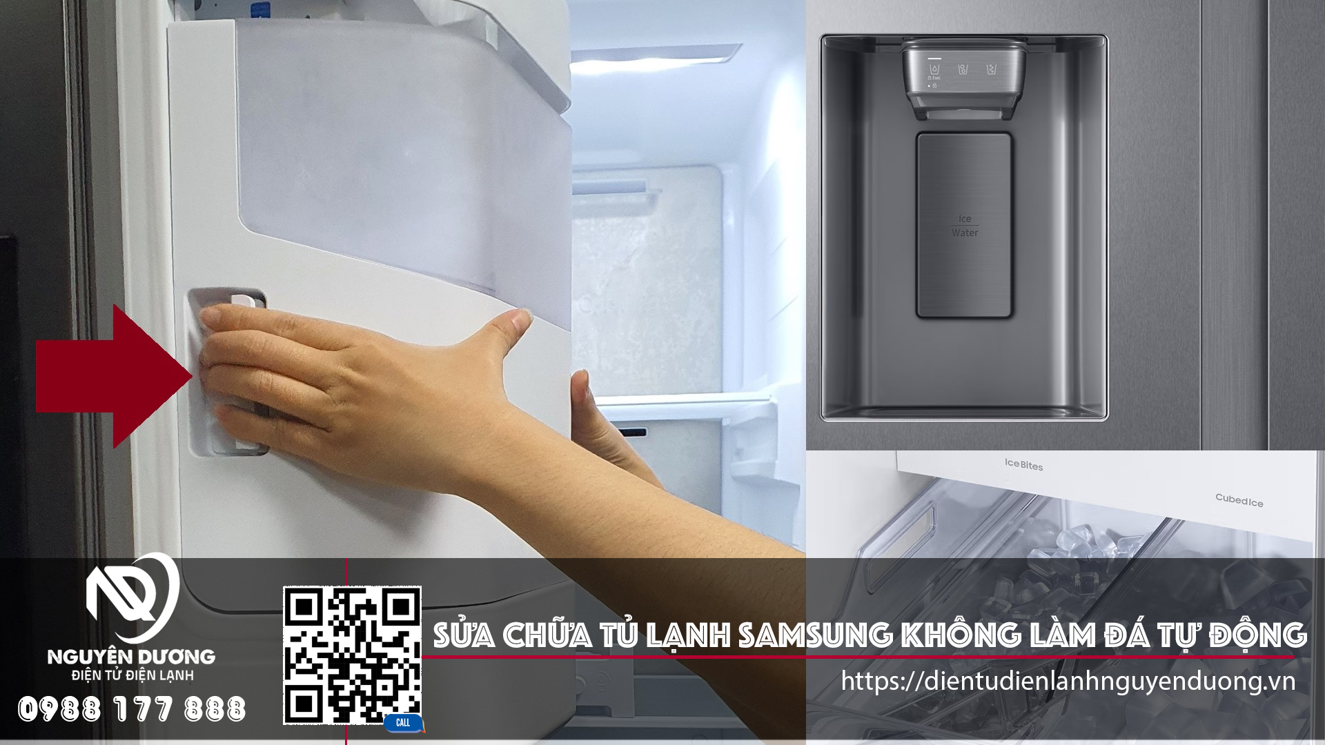 Sửa Chữa Tủ Lạnh Samsung Không Làm Đá Rơi