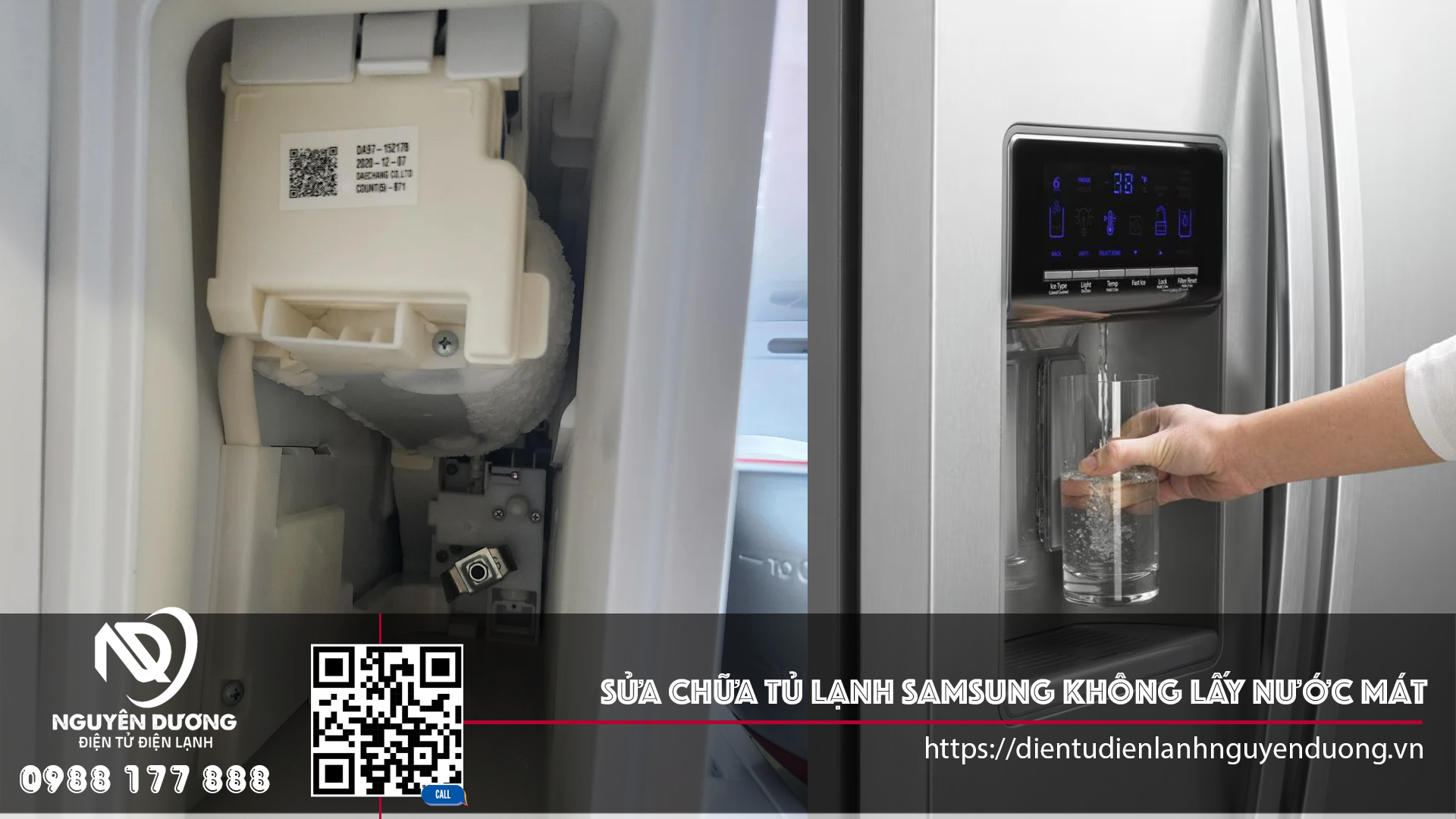 Sửa Chữa Tủ Lạnh Samsung Không Lấy Nước Mát