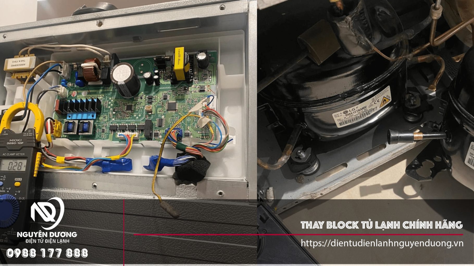 Thay block tủ lạnh Bosch