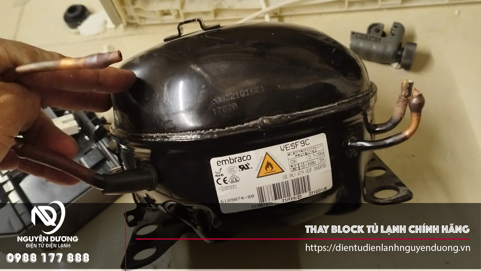 Thay Block Tủ Lạnh Electrolux chính hãng