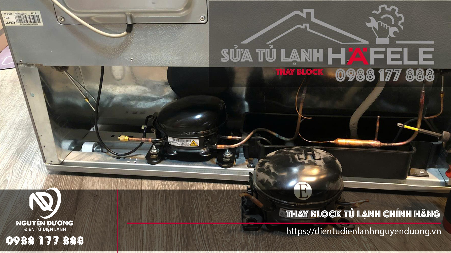 Thay Block Tủ Lạnh Hafele Chính Hãng
