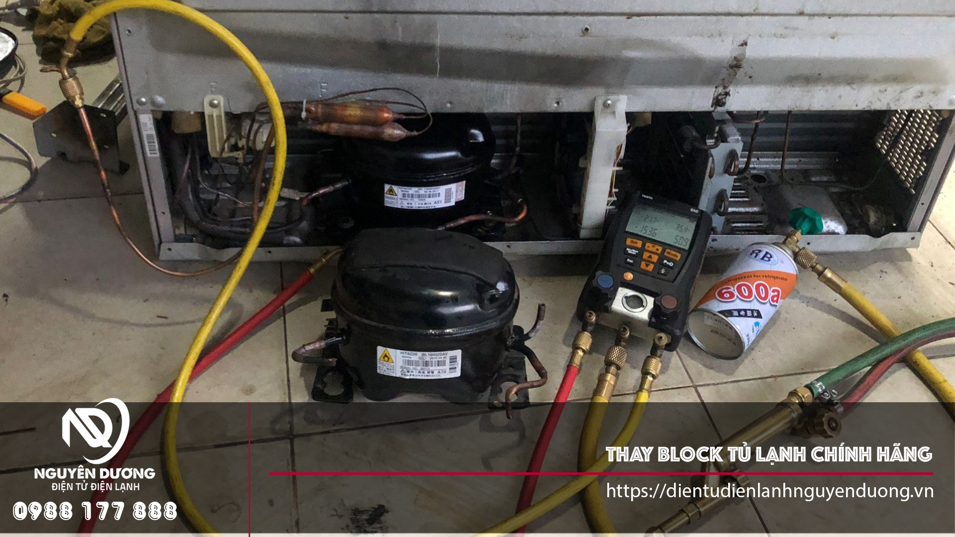 Thay Block Tủ Lạnh Hitachi