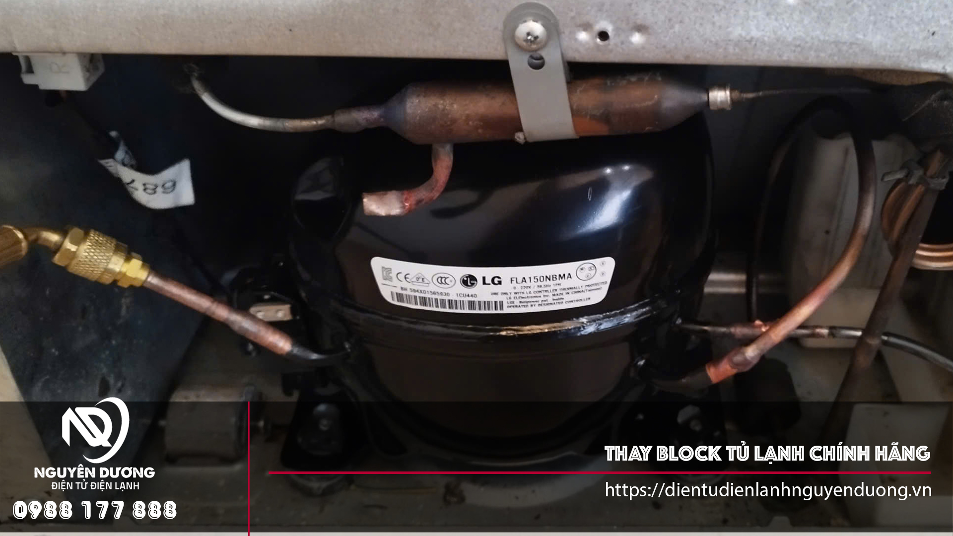 Thay Block Tủ Lạnh LG Chính Hãng