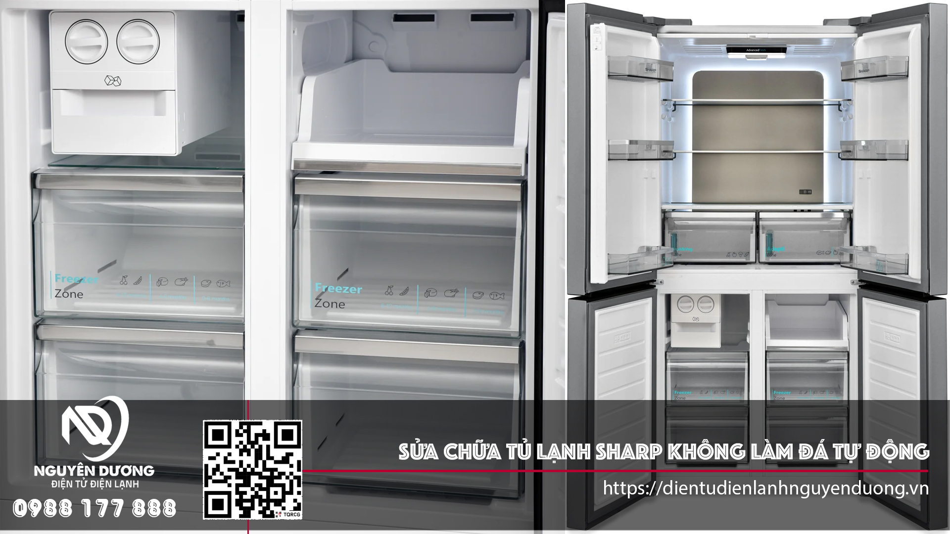 Sửa Chữa Tủ Lạnh Sharp Không Làm Đá Rơi