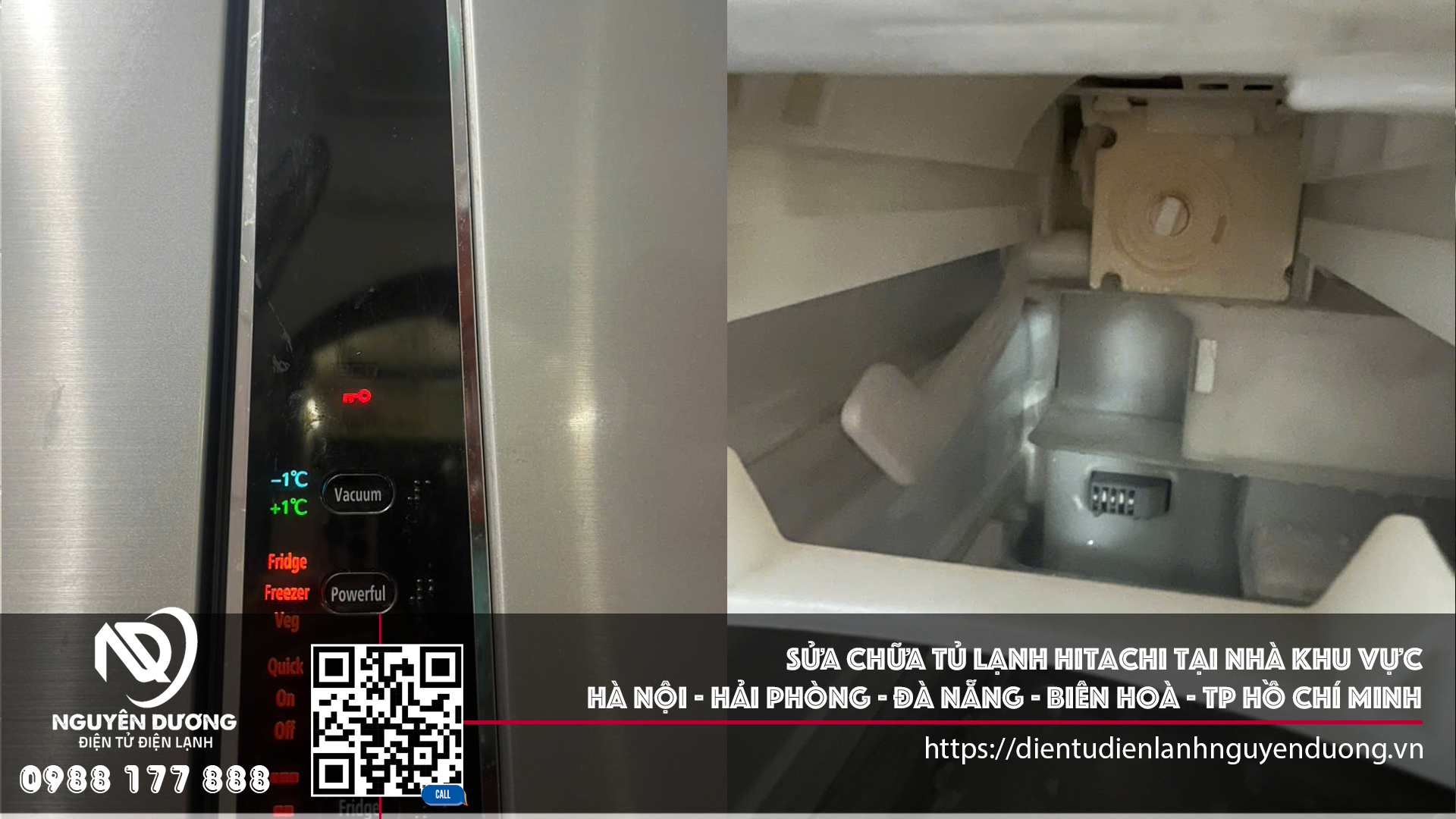 Sửa Chữa Tủ Lạnh Hitachi Tại Nhà Khu Vực Hà Nội - Hải Phòng - Đà Nẵng - Tp Hồ Chí Minh