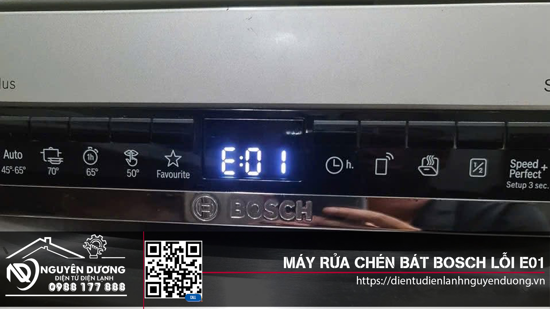Máy Rửa Chén Bát Bosch Lỗi E01