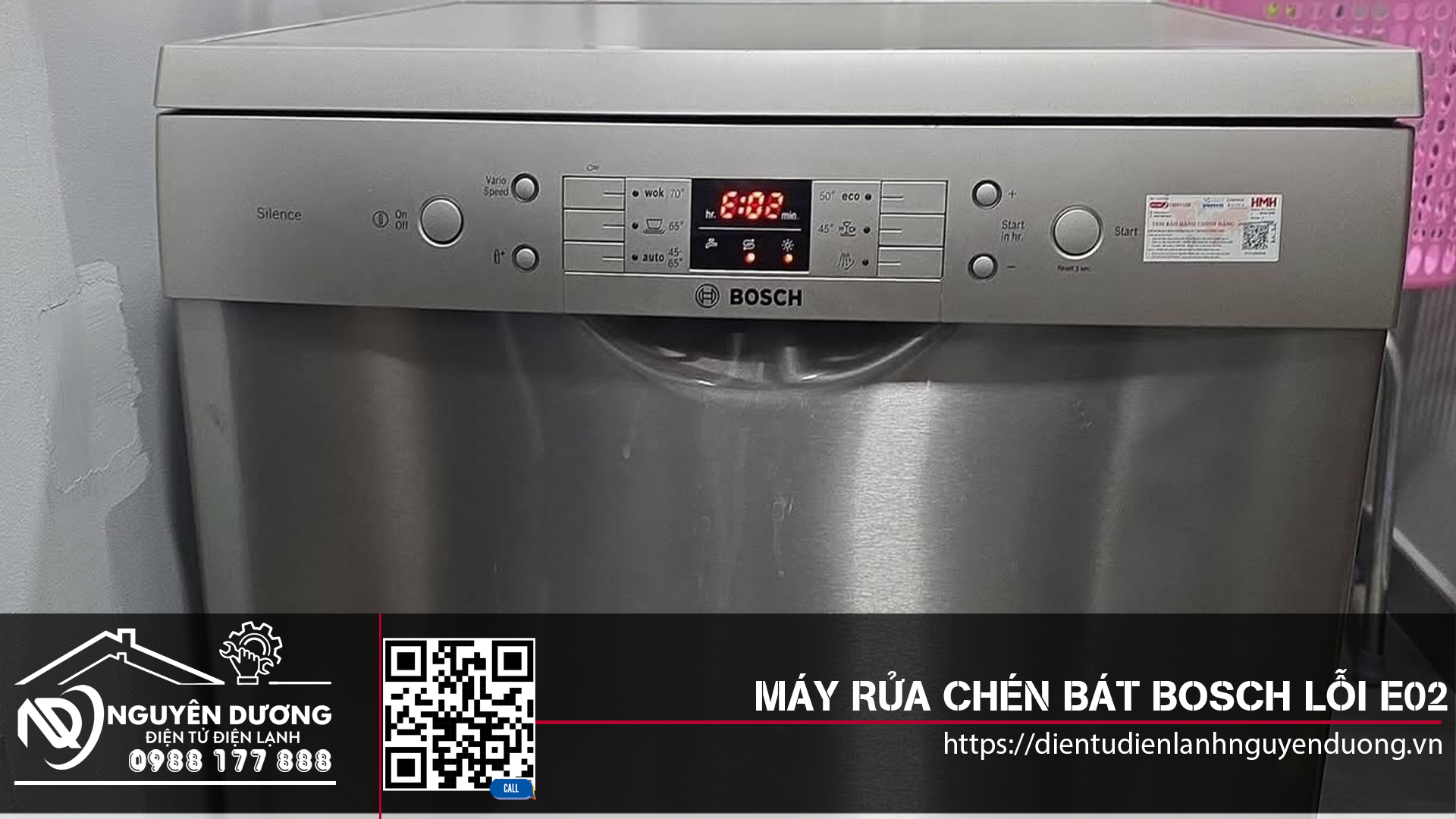 Máy Rửa Chén Bát Bosch Lỗi E02