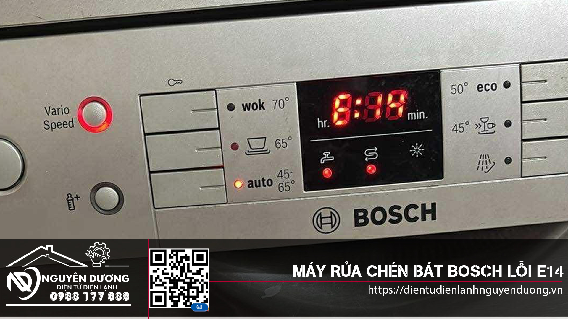 Máy Rửa Chén Bát Bosch Lỗi E14