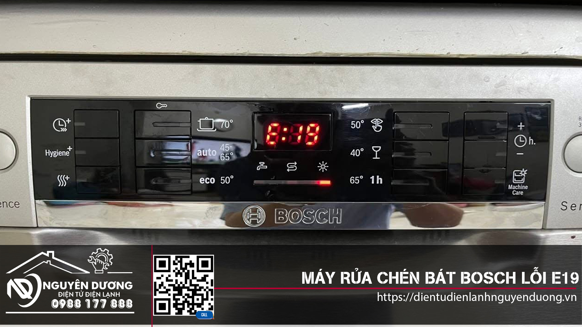 Máy Rửa Chén Bát Bosch Lỗi E19