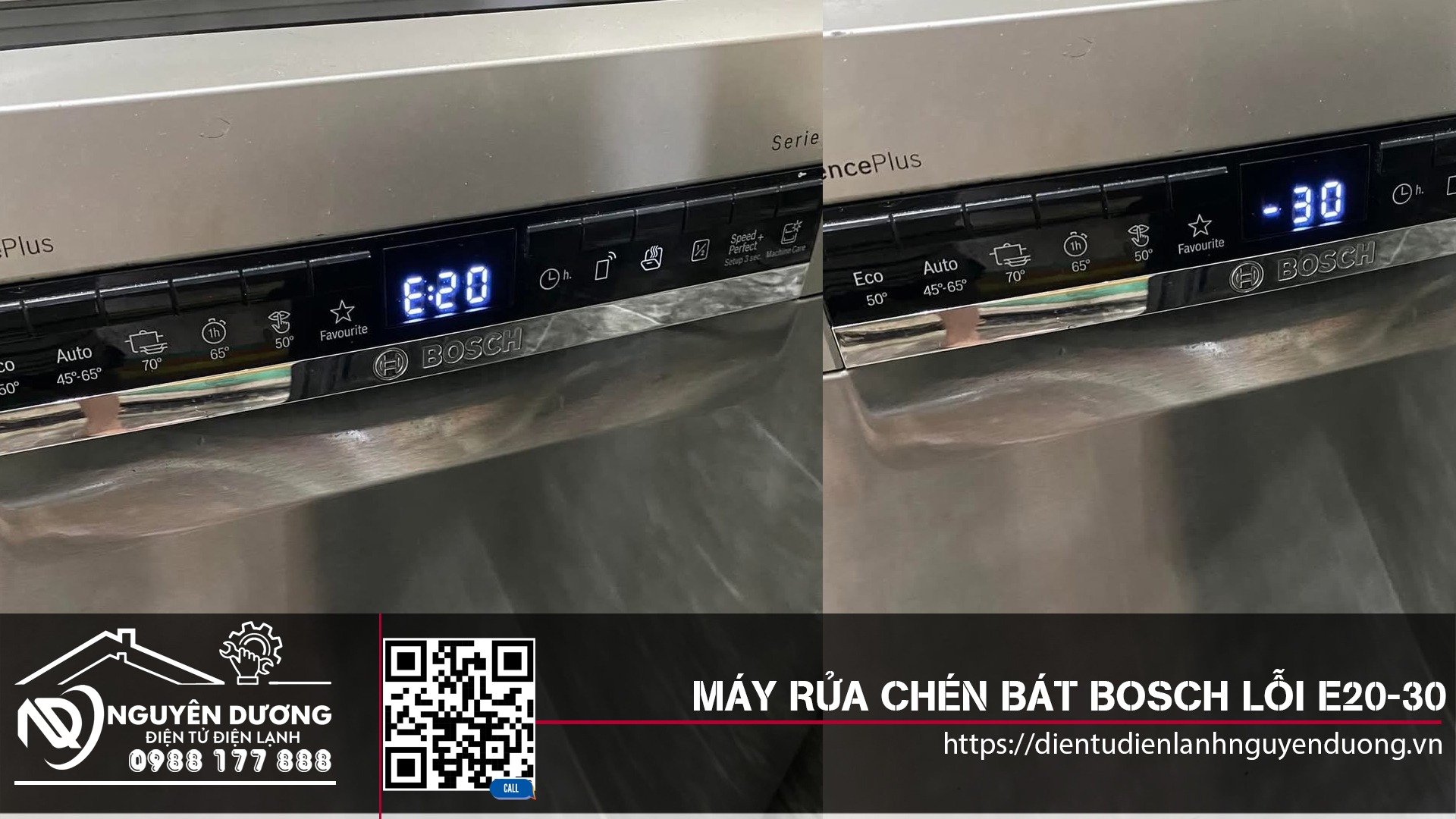Máy Rửa Chén Bát Bosch Lỗi E20-30