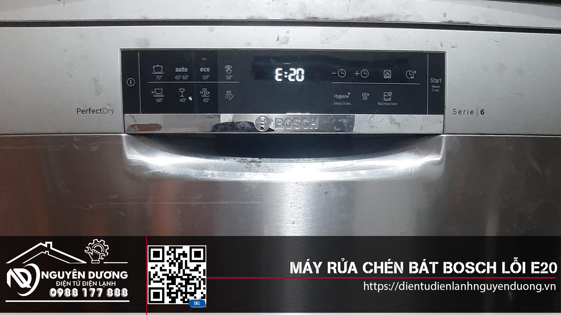 Máy Rửa Chén Bát Bosch Lỗi E20