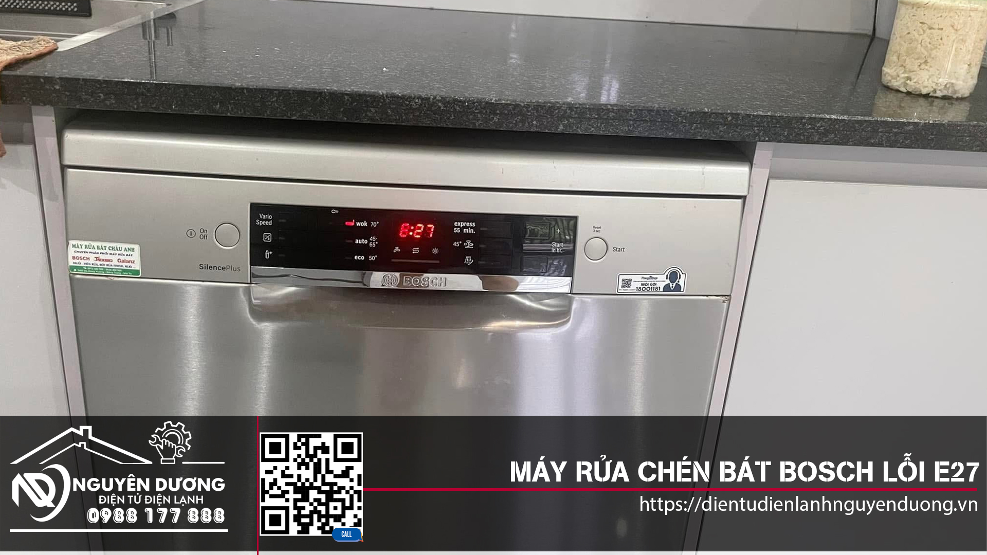 Máy Rửa Chén Bát Bosch Lỗi E27