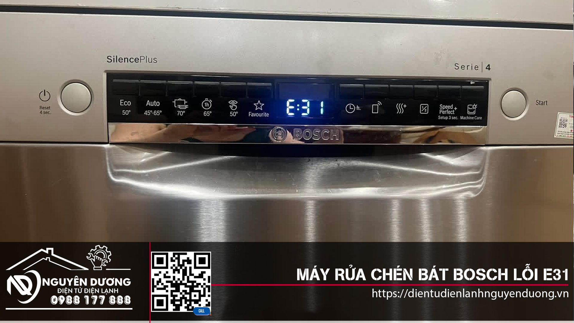 Máy Rửa Chén Bát Bosch Lỗi E31