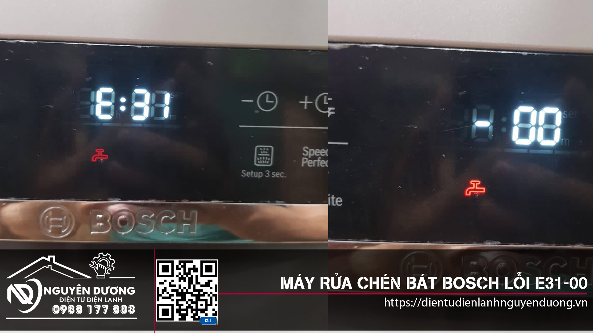 Máy Rửa Chén Bát Bosch Lỗi E31-00
