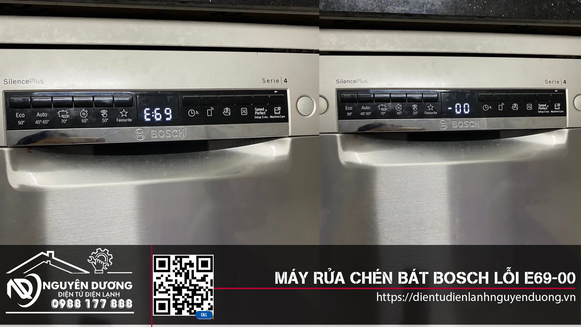 Máy Rửa Chén Bát Bosch Lỗi E69-00