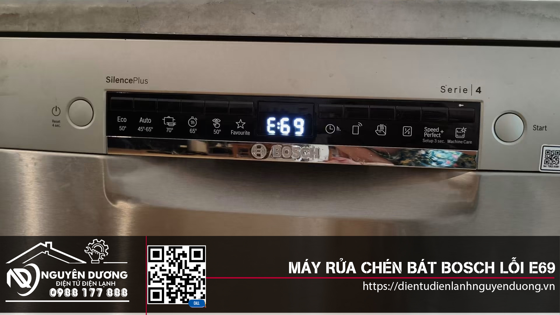 Máy Rửa Chén Bát Bosch Lỗi E69