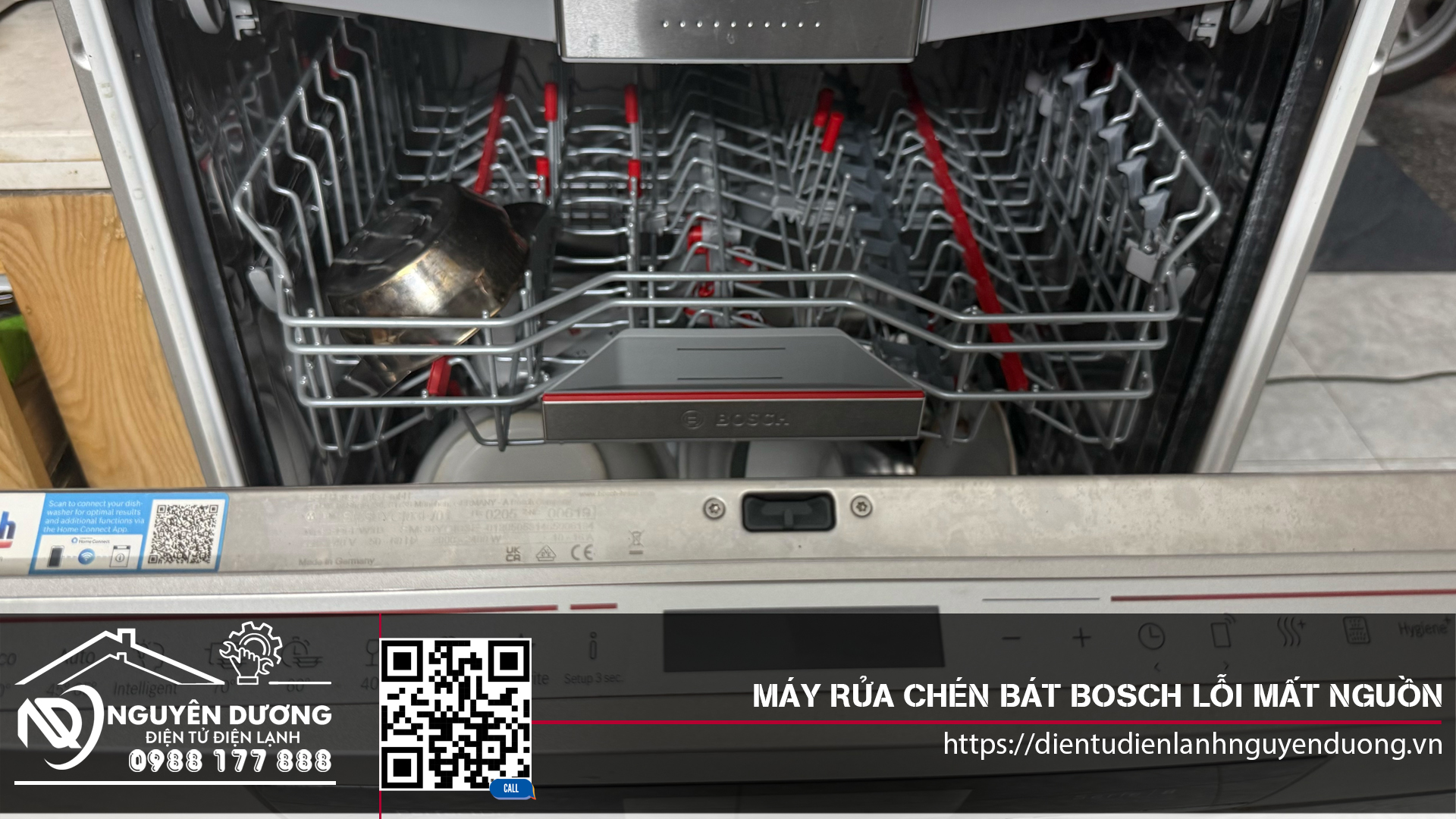 Máy Rửa Chén Bát Bosch Lỗi Mất Nguồn
