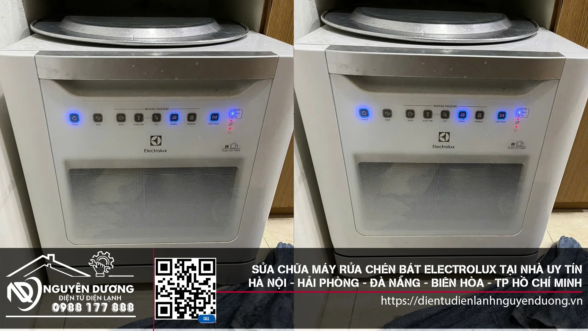 Dịch vụ sửa chữa máy rửa chén bát Electrolux tại nhà uy tín