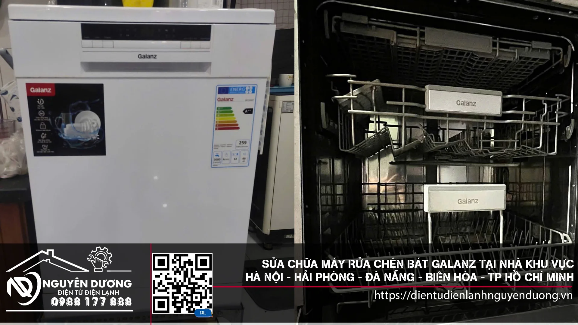 Sửa Chữa Máy Rửa Chén Bát Galanz