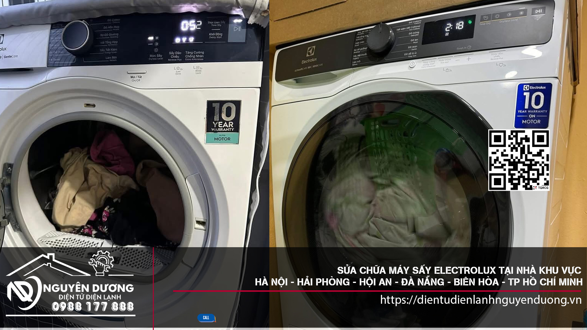 Sửa Chữa Máy Sấy Electrolux Uy Tín Tại Nhà Khu Vực Hà Nội - Hải Phòng - Hội An - Đà Nẵng - Biên hòa - Tp Hồ Chí Minh